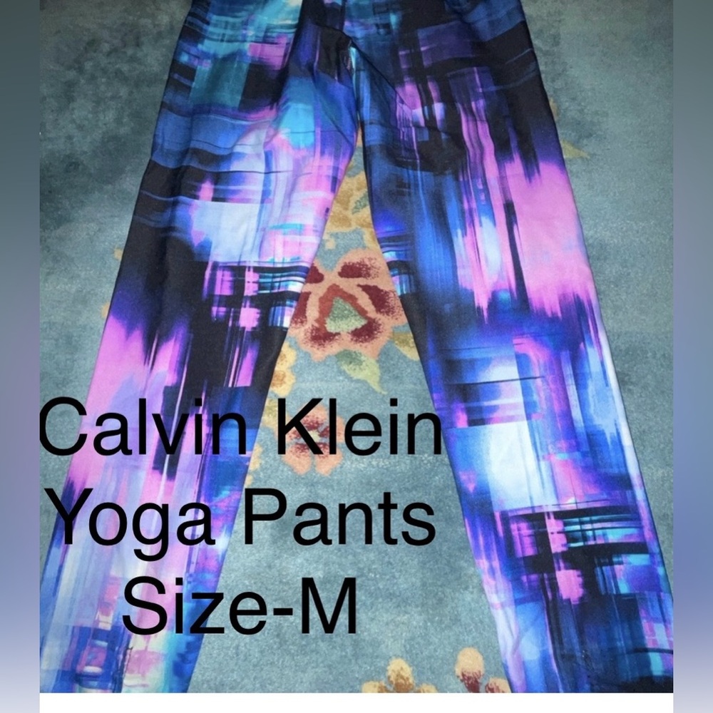 Calvin Klein Performance Leggings - Purple and Blue